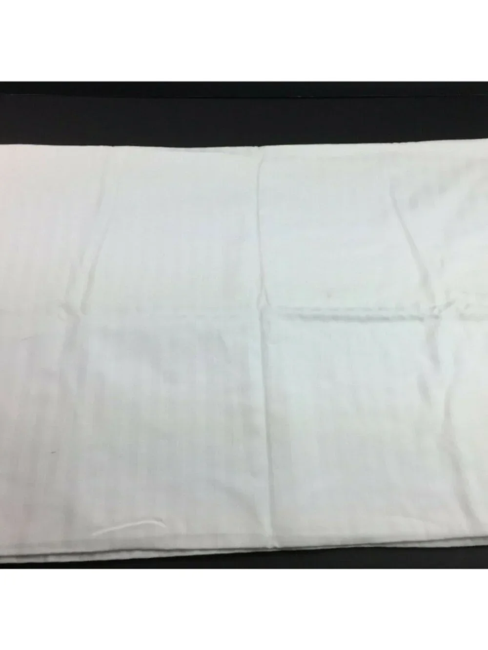 White Striped Fabric Tablecloth 78
